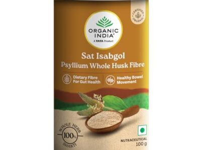 Organic India Sat Isabgol Psyllium Whole Husk Powder