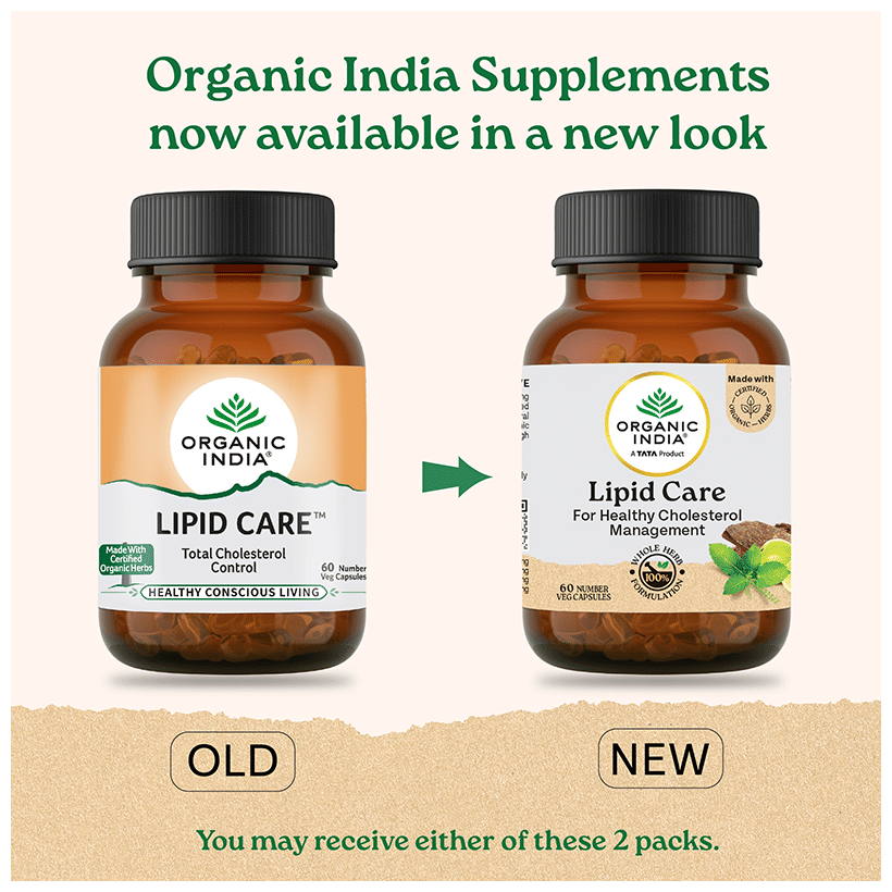 Organic India Lipid Care Veg Capsule