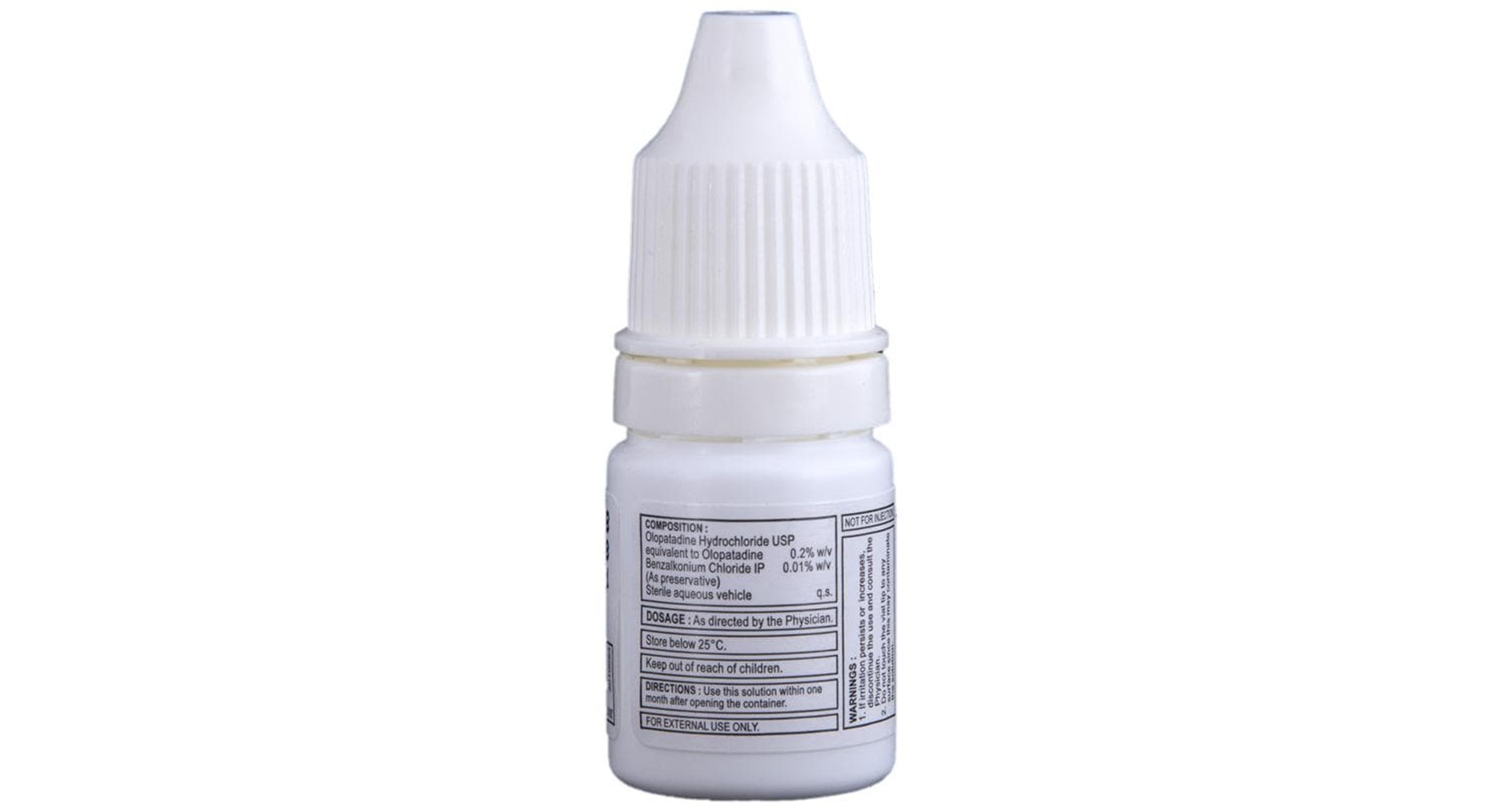 Olopat OD Eye Drops - Bottle Side