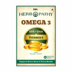 Omega 3 Softgel Capsules SBL Herbopathy carton front