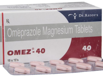 Omez-40 omeprazole magnesium tablets Dr Reddys box with blister