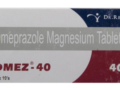 Omez-40 Tablet carton front 10 x 10s