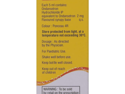 Ondem Syrup carton back panel