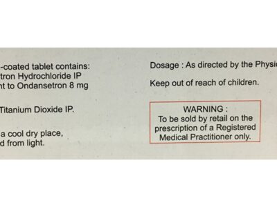 Ondem 8 mg Tablet pack front