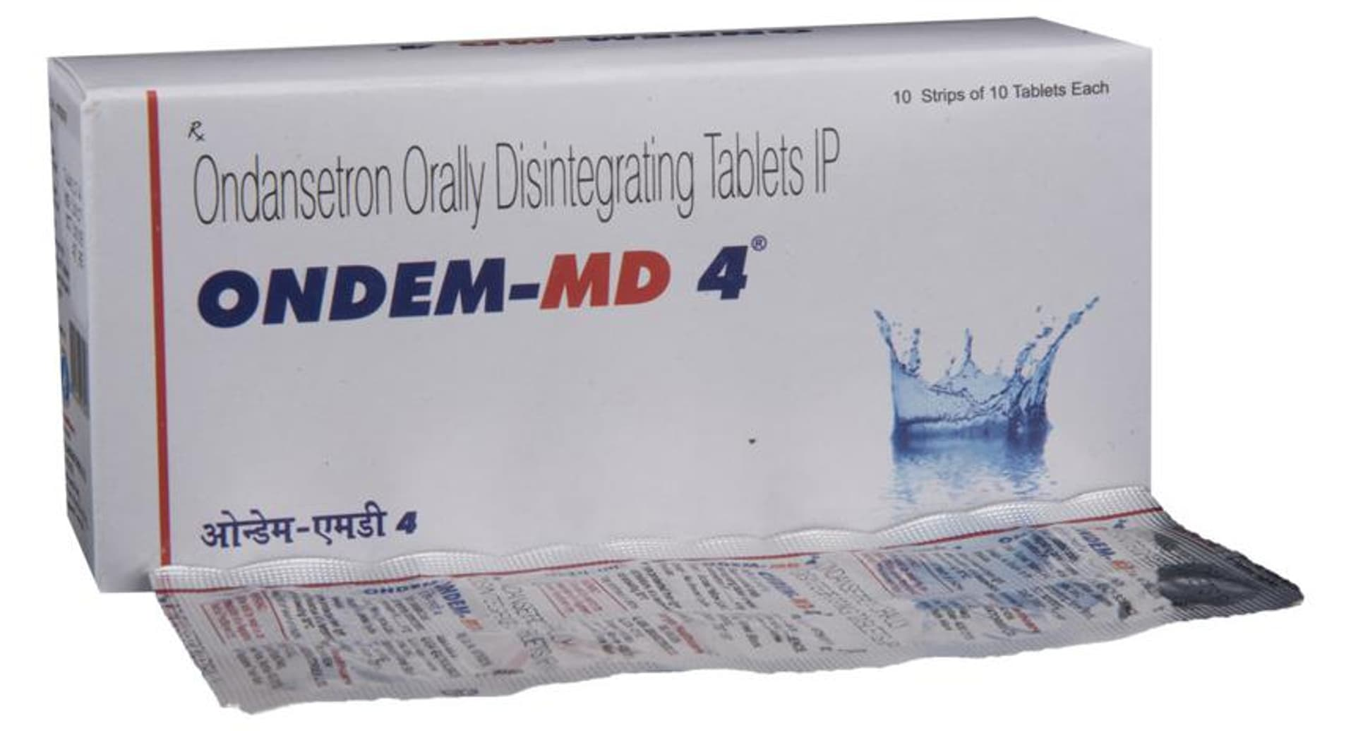 Ondem-MD 4 mg Tablet Alkem ondansetron 4 mg strip