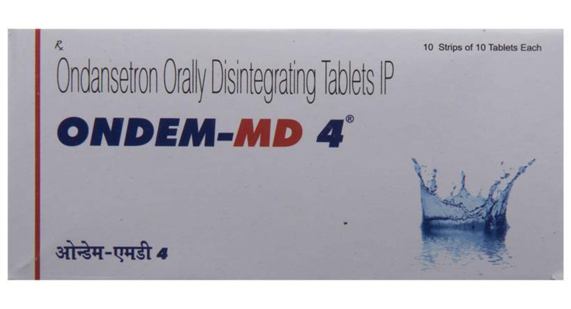 Ondem-MD 4 mg Tablet pack front