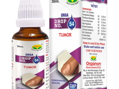 Organon Orga Drop No 54 Tumor box and bottle, 30 ml