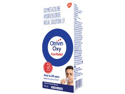 Otrivin Oxy Fast Relief Adult Nasal Spray 10 ml carton front