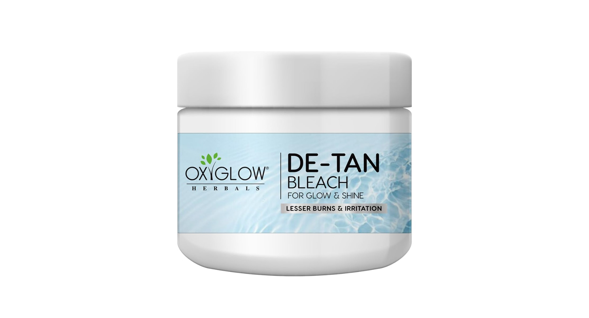 OxyGlow Herbals D-Tan Bleach Cream 50 g jar front
