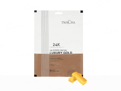 TWACHA 10 Steps 24K Luxury Gold Facial Kit pack front