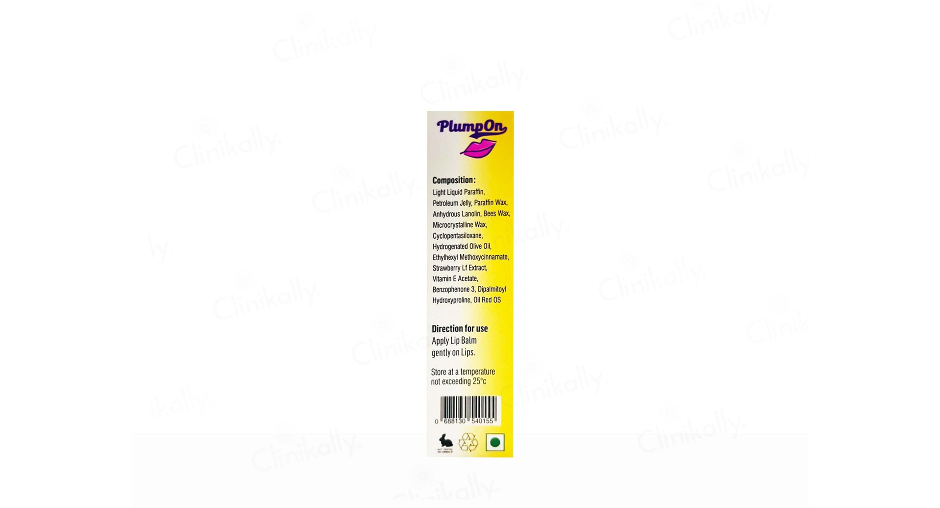 Plumpon Lip Balm SPF 30 pack details