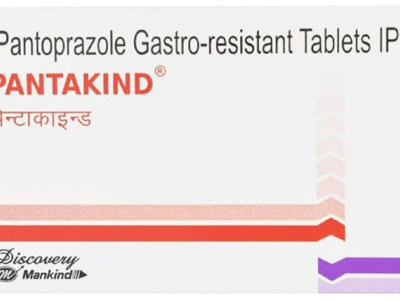 Pantakind pantoprazole gastro-resistant tablets IP 40 mg Mankind carton front