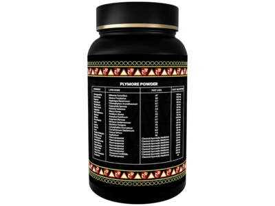 Play More African Herbs Powder composition panel
