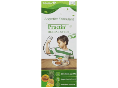 Practin Herbal Syrup Tasty Pineapple 175 ml pack
