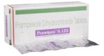Pramipex 0.125 mg Tablet Sun Pharma pramipexole carton with strip