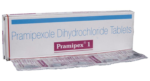 Pramipex 1 mg Tablet Sun Pharma pramipexole dihydrochloride pack with strip