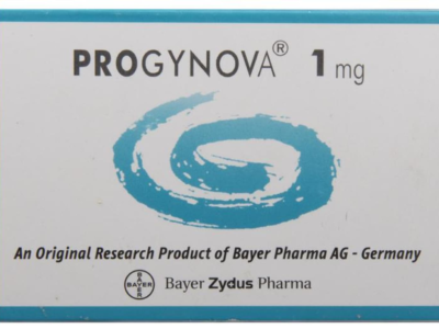 Progynova 1 mg estradiol valerate Bayer Zydus carton front