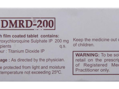 QDMRD-200 hydroxychloroquine sulphate Alembic carton with composition