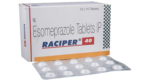 Raciper 40 esomeprazole tablets IP Sun Pharma box with blister