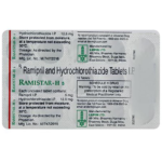 Ramistar-H 5 Tablet blister Ramipril Hydrochlorothiazide Lupin