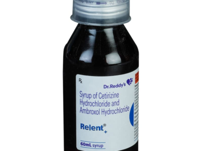 Relent Plus Syrup bottle Dr Reddy's, 60 ml