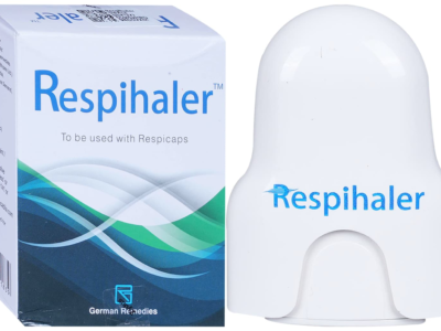Respihaler dry powder inhaler device pack front