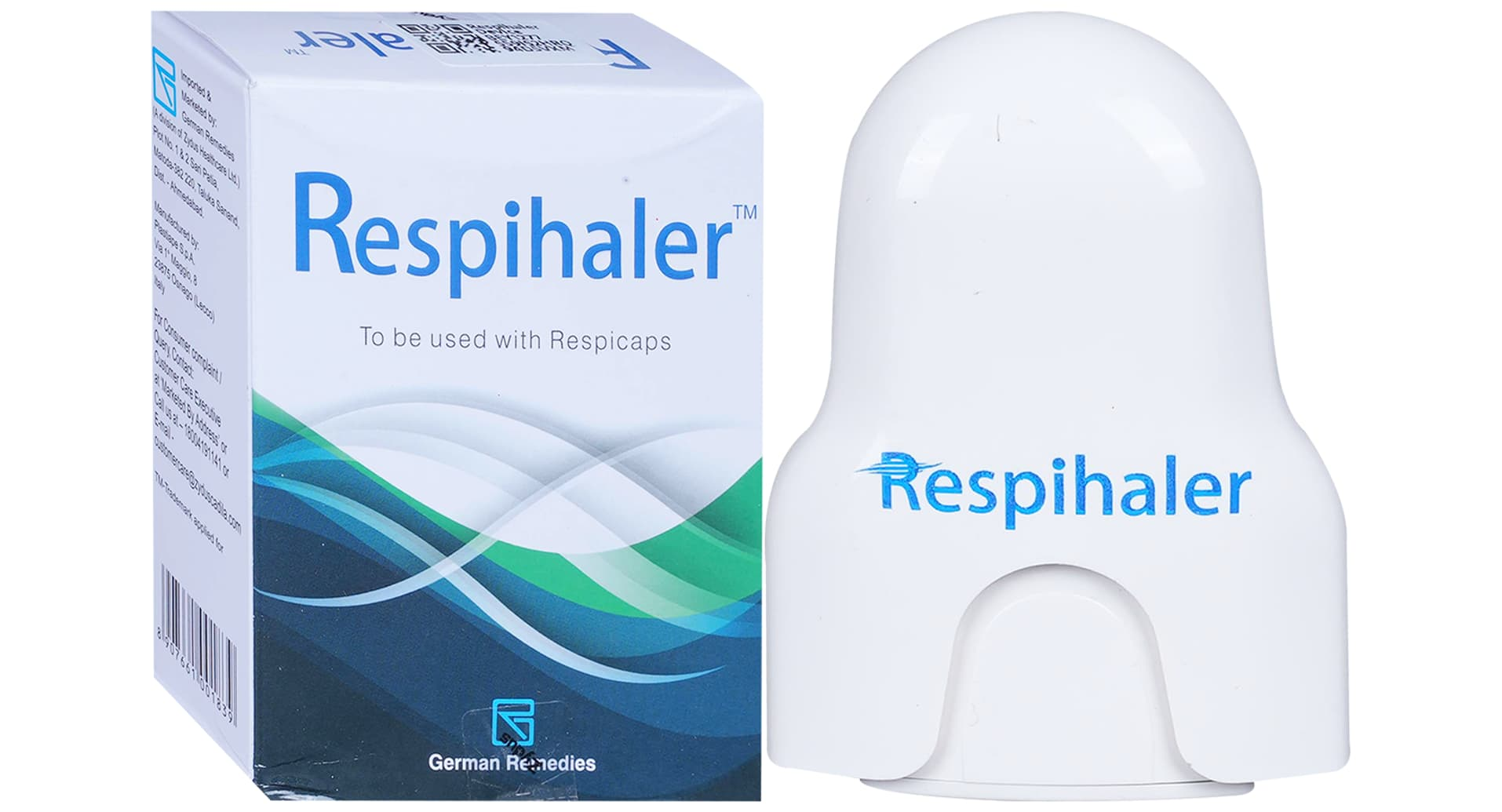 Respihaler dry powder inhaler device pack front
