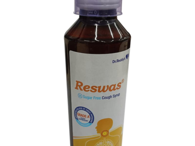 Reswas Cough Syrup Sugar Free bottle Dr Reddy's, 120 ml