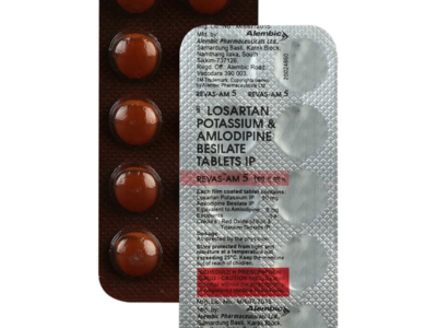 Revas-AM 5 Tablet blister Losartan Amlodipine Alembic