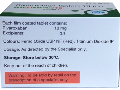 Ricosprin 10 Tablet pack front
