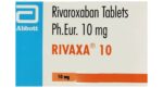 RIVAXa 10mg Tablet Abbott rivaroxaban 10 mg strip