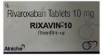 Rixavin 10 Tablet Alniche rivaroxaban 10 mg strip