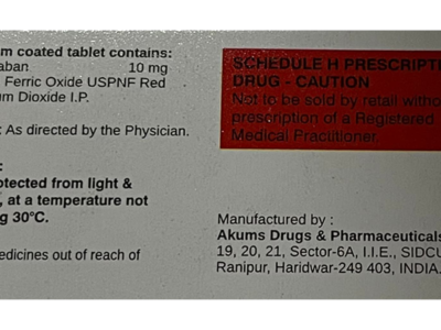 Rixavin 10 Tablet pack front