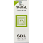 SBL Stobal Cough Syrup carton, 180 ml homeopathic
