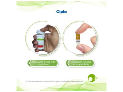 Seroflo 250 Rotacaps container and rotacap from Cipla