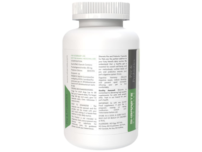 Sharrets Pre and Probiotics for Pets composition, feeding recommendations and allergen panel