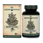 Shatavari Capsules SBL Herbopathy 60 count bottle and carton