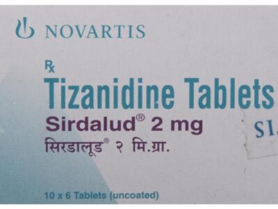 Sirdalud 2 mg Tablet Novartis tizanidine 2 mg carton front