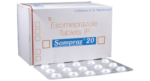 Sompraz 20 esomeprazole tablets IP Sun Pharma box with blister