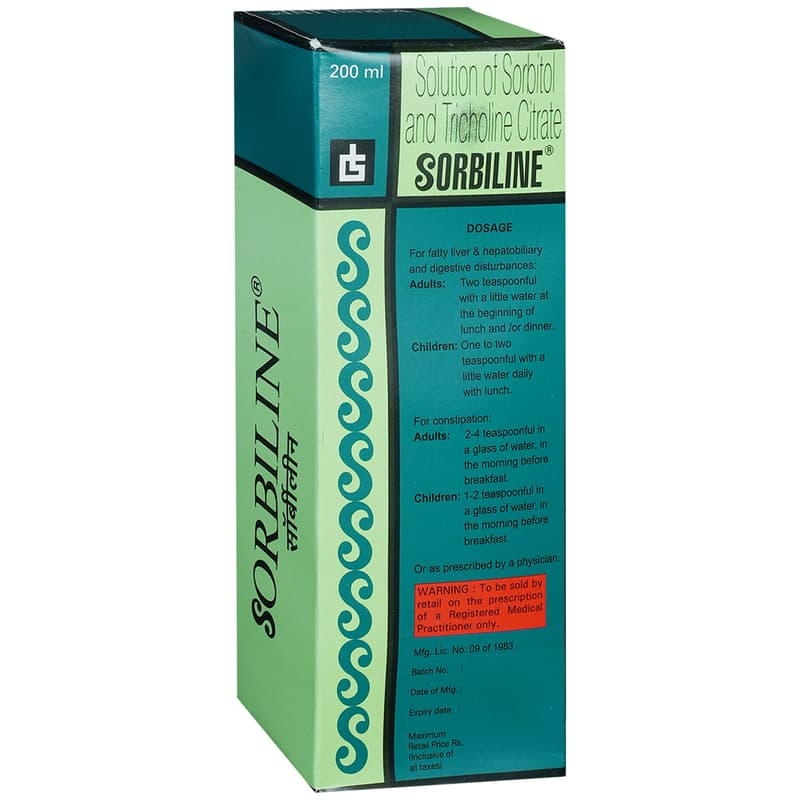 Sorbiline Syrup dosage panel