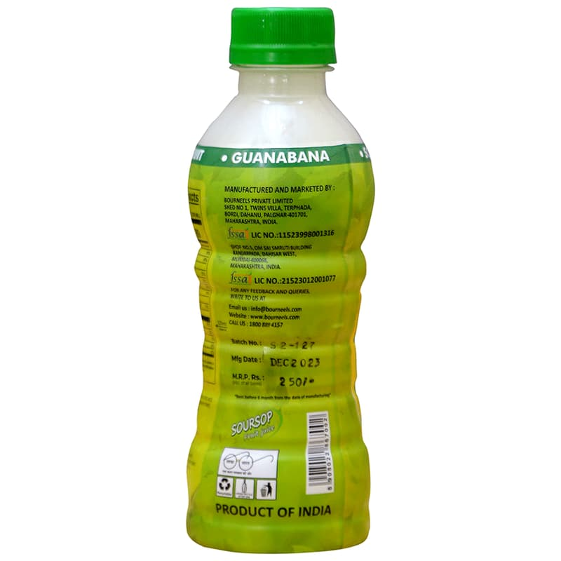 Soursop Fruit Juice bottle front label