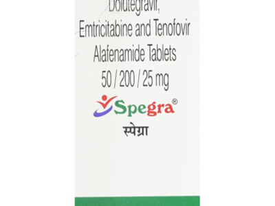 Spegra Tablet carton Dolutegravir Emtricitabine Tenofovir Alafenamide Emcure