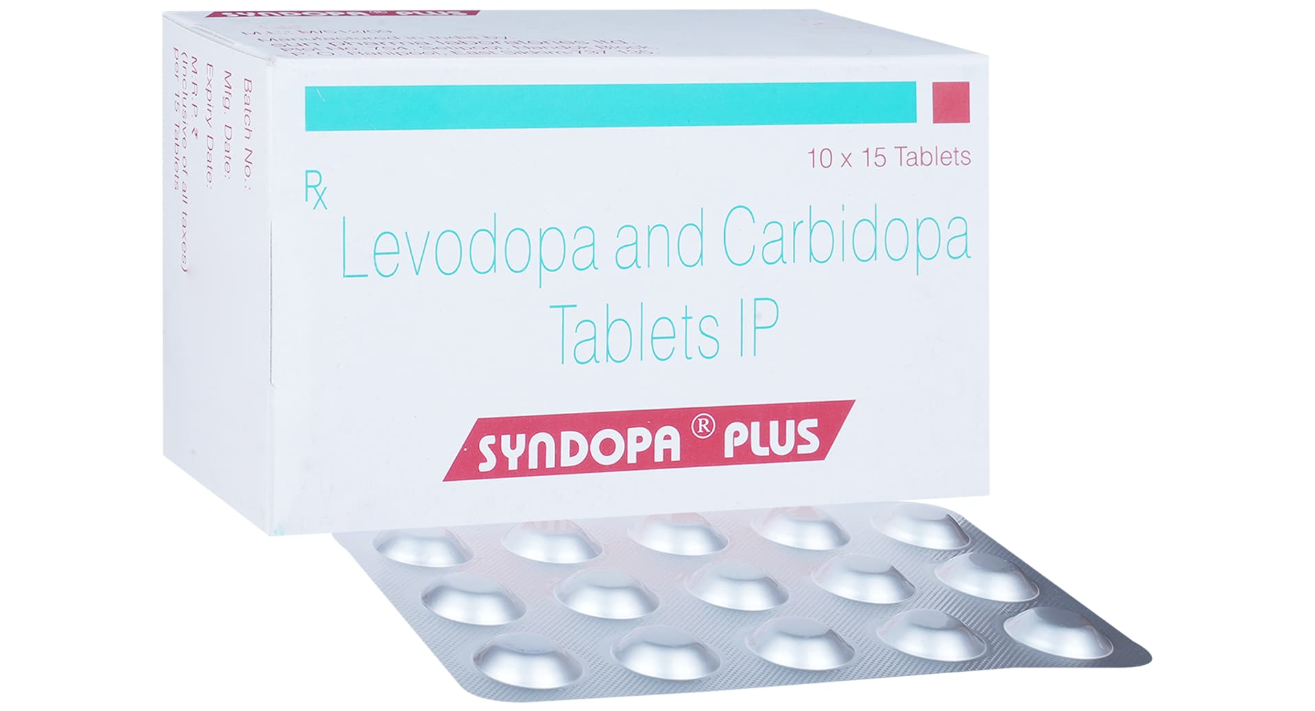 Syndopa Plus Tablet Sun Pharma levodopa carbidopa pack with strip of 15