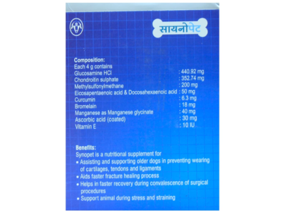 Synopet Powder full composition and benefits panel