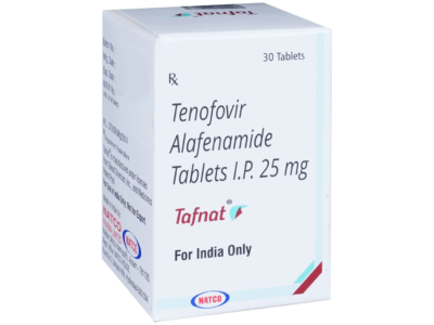 Tafnat Tablet Natco tenofovir alafenamide 25 mg bottle of 30 tablets
