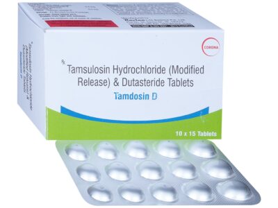 Tamdosin D Tablet MR Corona Remedies tamsulosin dutasteride carton with strip