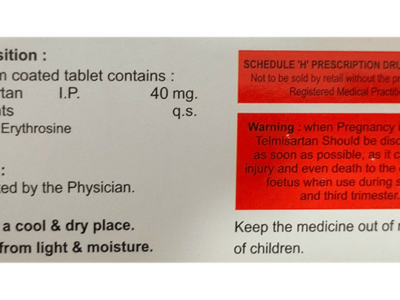 Telkonol 40mg Tablet - view 2