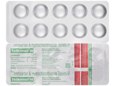 Telkonol H 40mg/12.5mg Tablet