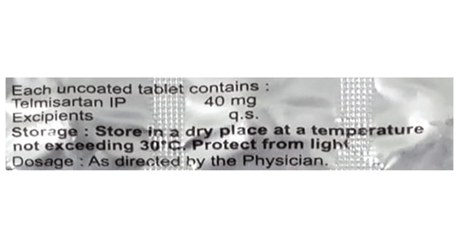Telmikind 40 Tablet - view 3