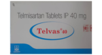 Telvas 40 Tablet Aristo telmisartan 40 mg carton front